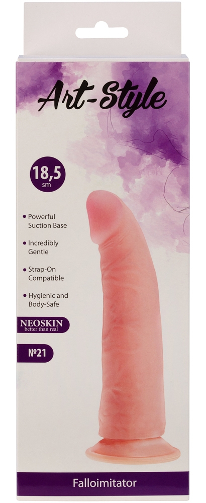 Фаллоимитатор на присоске ART-Style №21