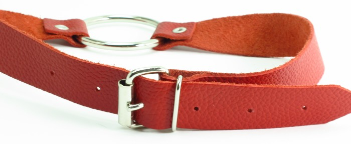 Кляп кольцо красный