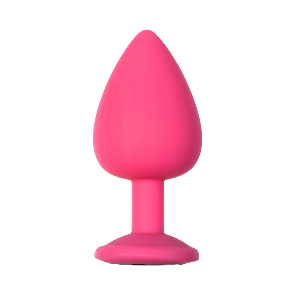 Анальная пробка Emotions Cutie Large Pink black Crystal