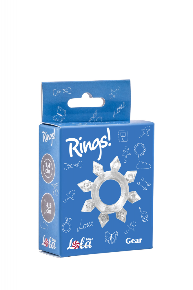 Эрекционное кольцо Rings Gear white