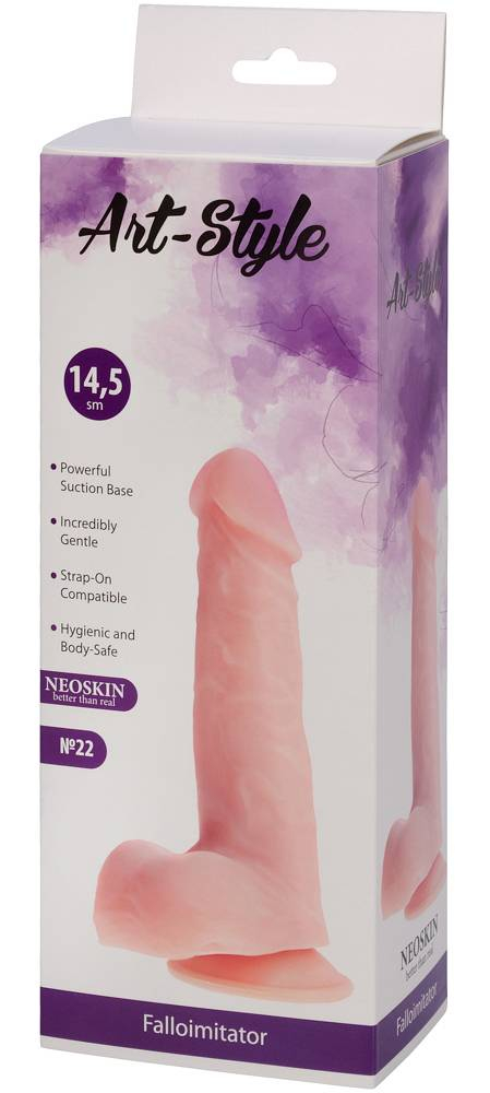 Фаллоимитатор на присоске ART-Style №22