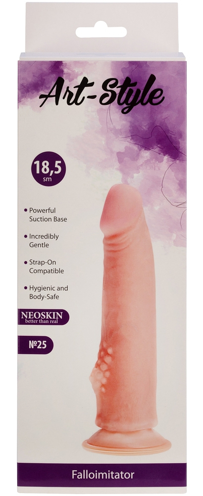 Фаллоимитатор на присоске ART-Style №25