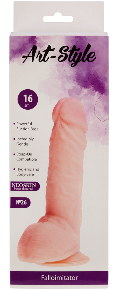 Фаллоимитатор на присоске ART-Style №26