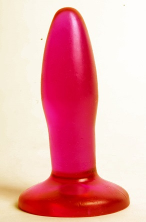 Анальная пробка розовая 10 см