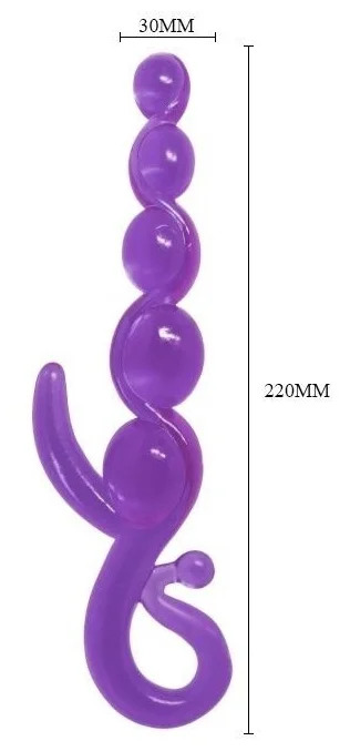 Анальный стимулятор фиолетовый