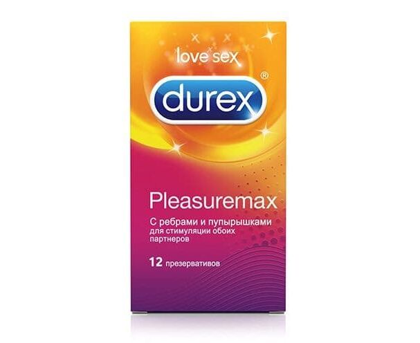 Презервативы Durex Pleasuremax  (12 шт.) 