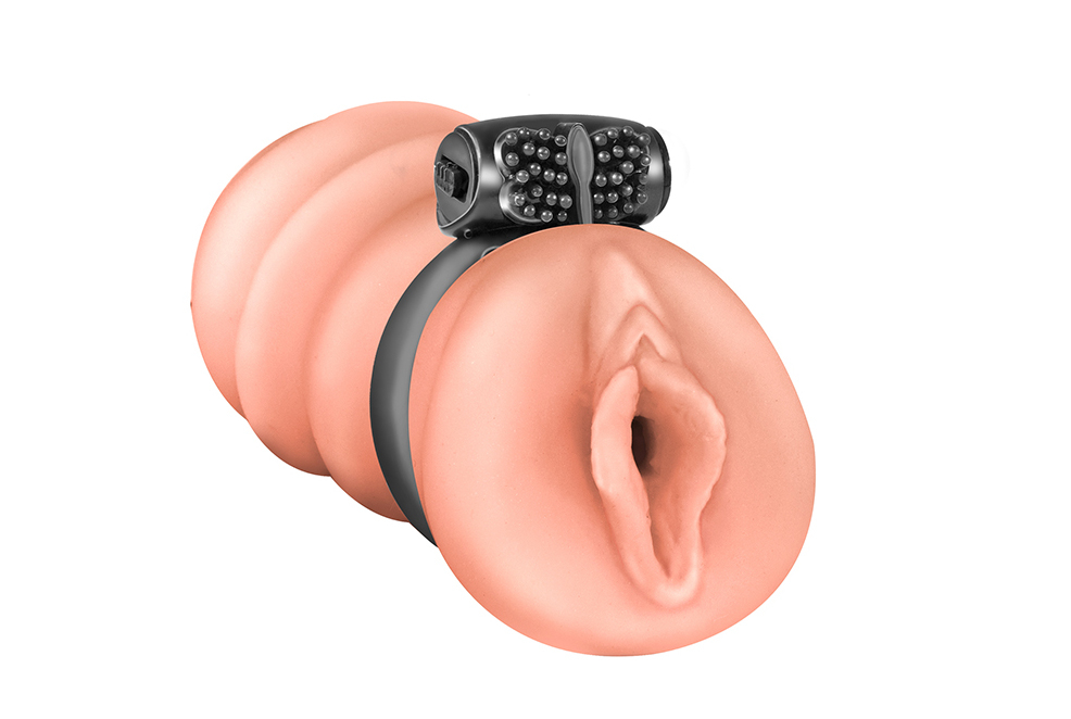 Мастурбатор с вибро-кольцом Satisfaction Magazine School mistress