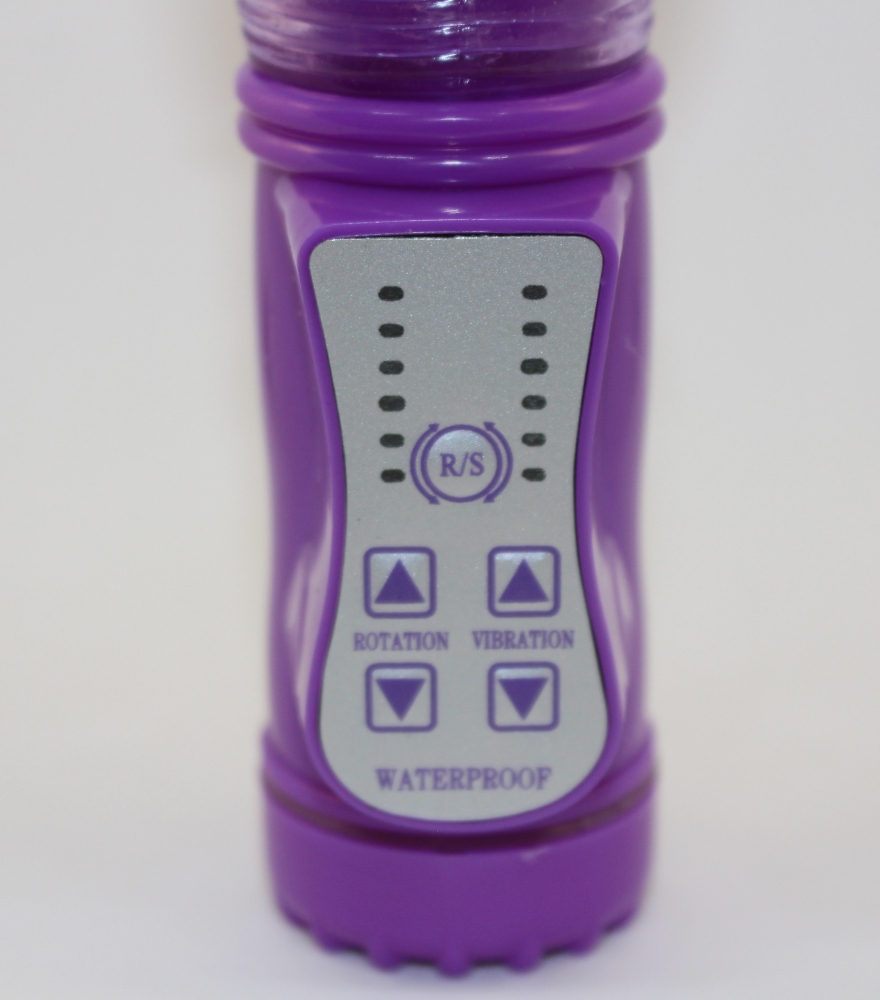 Виброкомпьютер синий 144 варианта вибрации и ротации