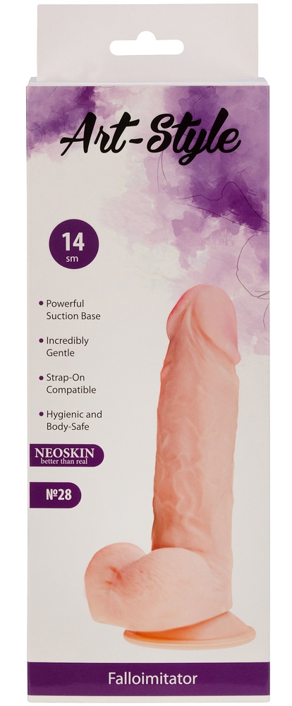 Фаллоимитатор на присоске ART-Style №28