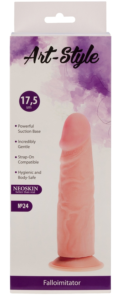 Фаллоимитатор на присоске ART-Style №24
