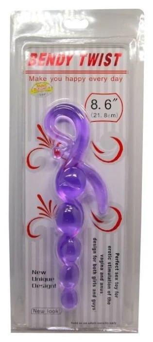 Анальный стимулятор фиолетовый