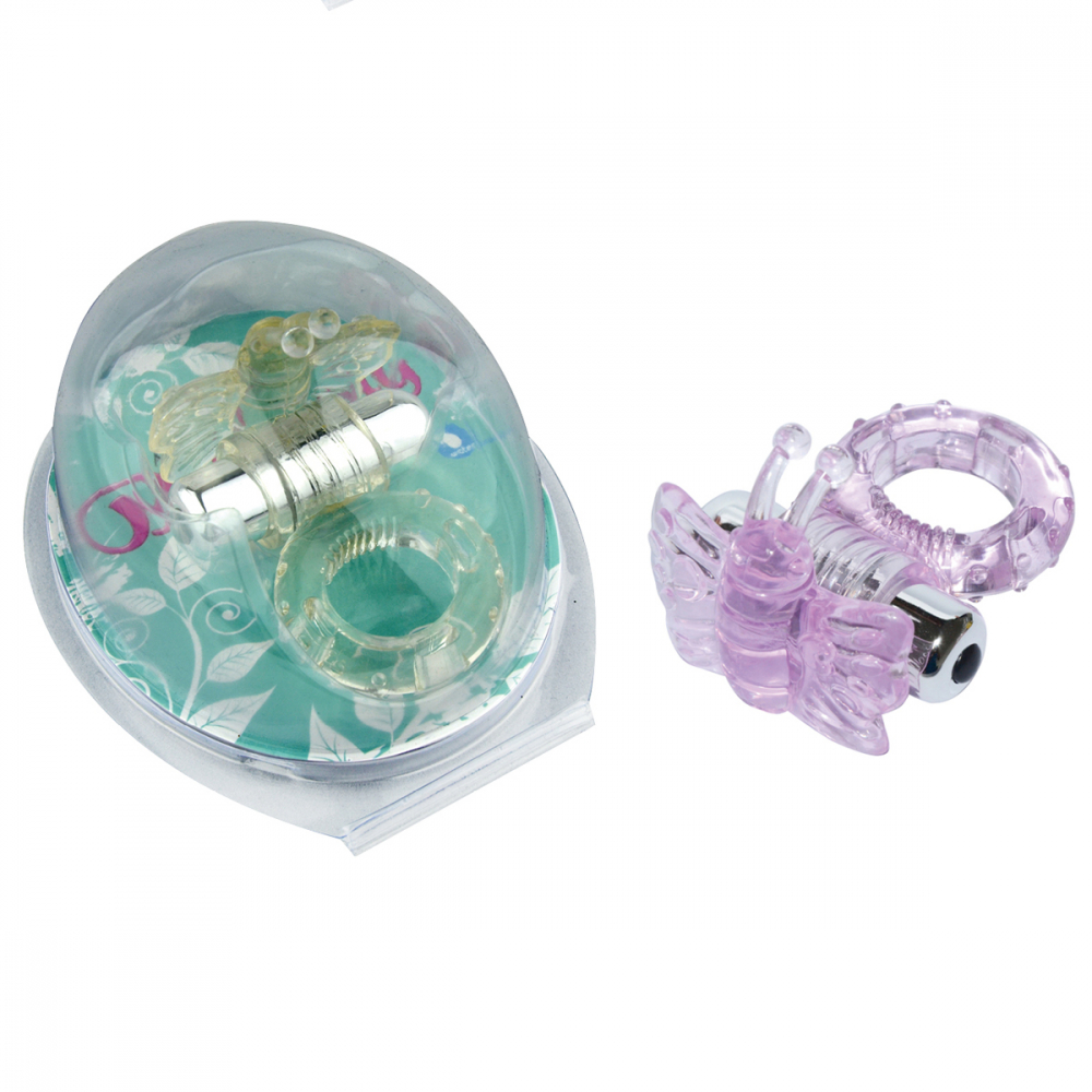 Виброкольцо фиолетовое 7 Speed Butterfly Cock Ring