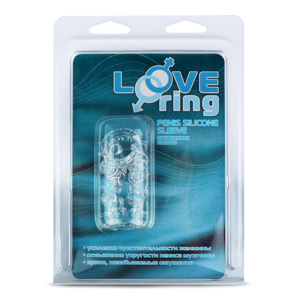 Насадка открытая с пупырышками Love Ring