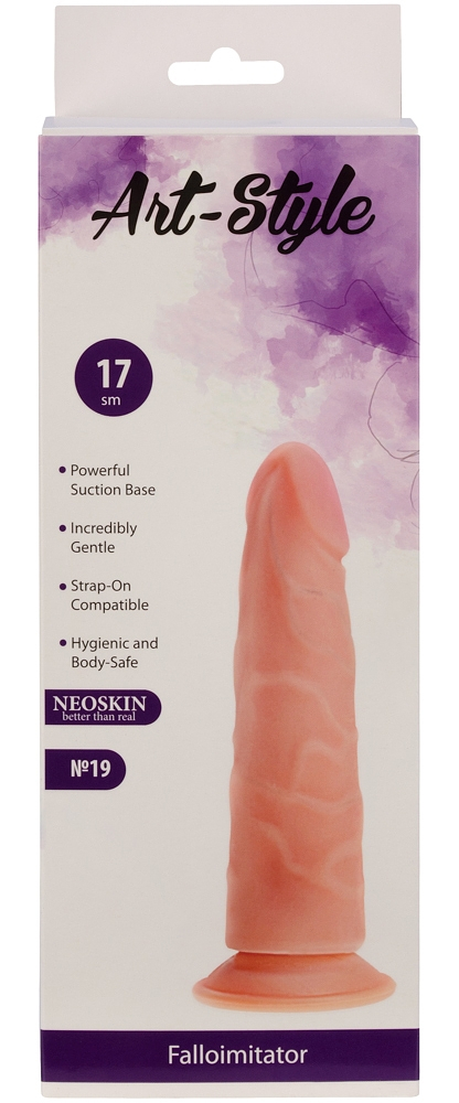 Фаллоимитатор на присоске ART-Style №19