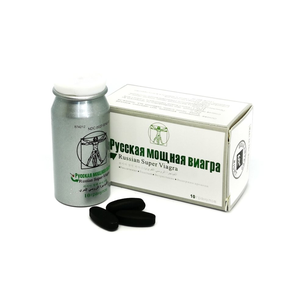 Препарат для повышения потенции "Русское мощное средство" (10 шт.)