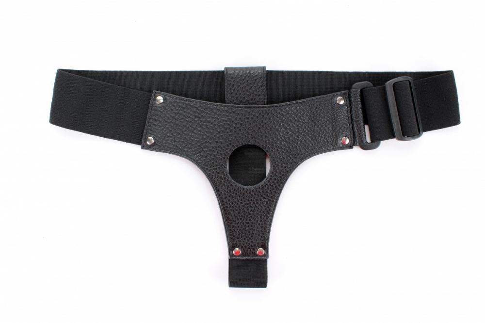 Трусики для страпона из Натуральной кожи