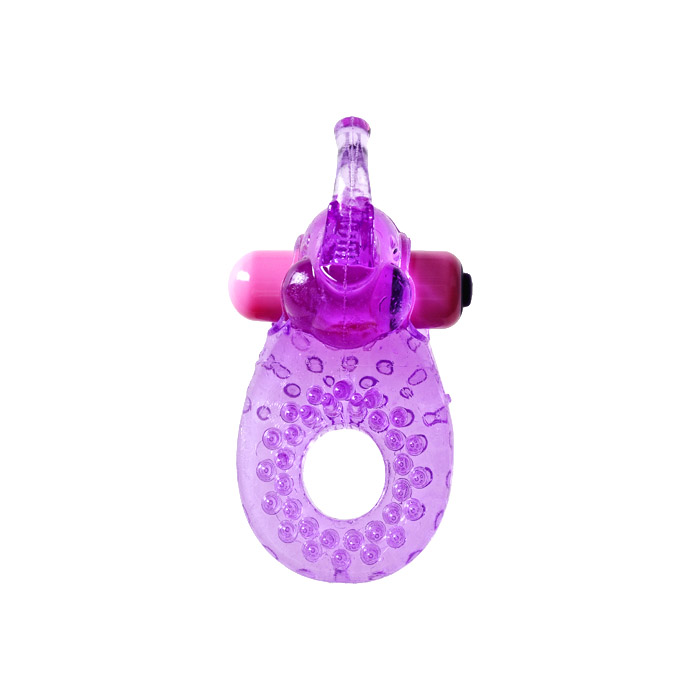 Эрекционное кольцо с вибрацией и клиторальным стимулятором