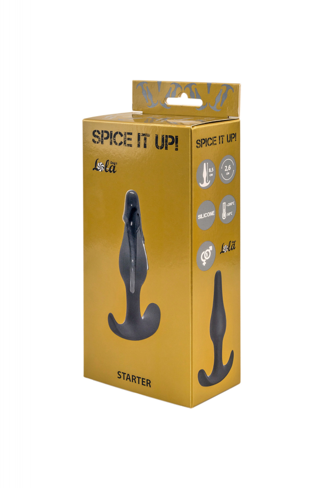 Анальная пробка Spice it up Starter Dark Grey