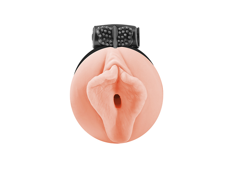 Мастурбатор с вибро-кольцом Satisfaction Magazine Airhostess