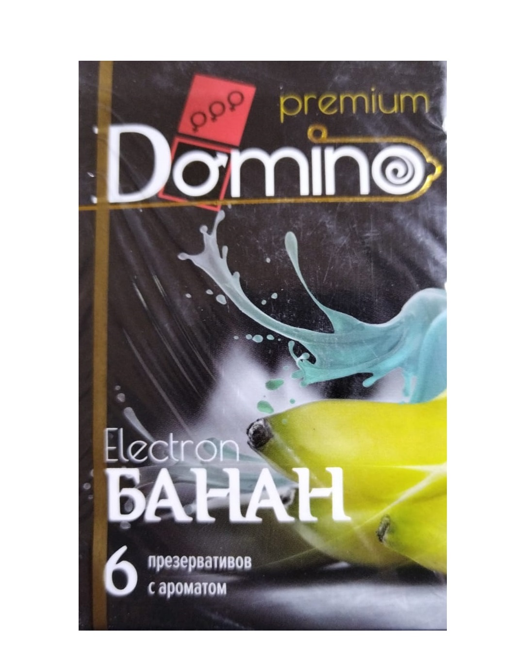 Презервативы DOMINO Premium Electron БАНАН (6 шт)