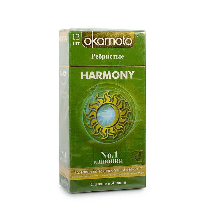 Презервативы ОКАМОТО ребристые (12 шт.)