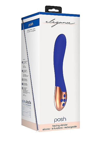 Вибратор Heating Vibrator Posh Blue
