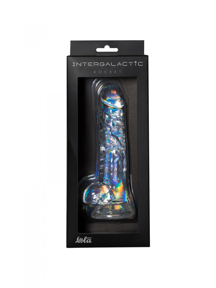 Прозрачный дилдо Intergalactic Rocket