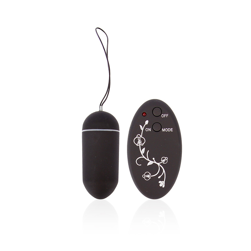 ВИБРОЯЙЦО на дистанционном управлении, цвет черный, 10 режимов вибрации