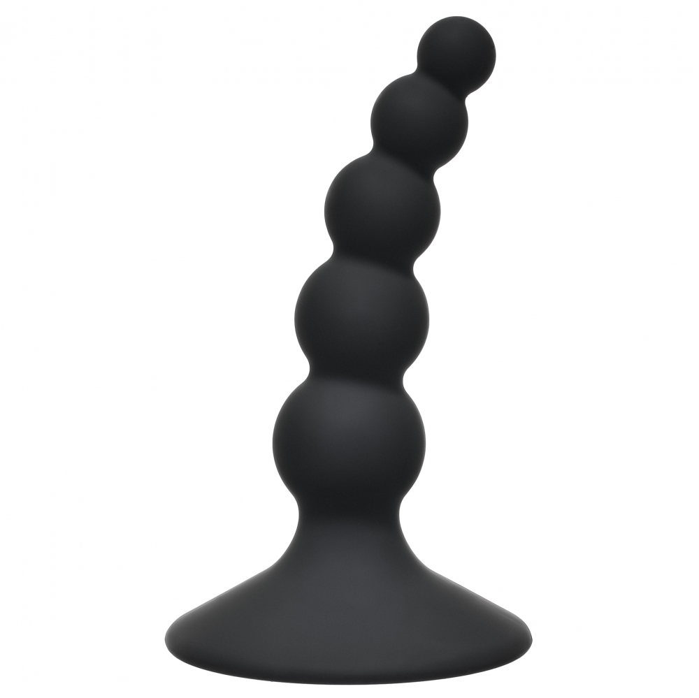 Анальная пробка Ribbed Plug Black 