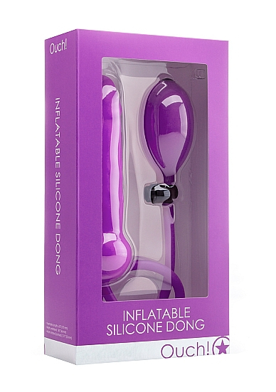 Анальный фаллоимитатор с грушей OUCH! Purple