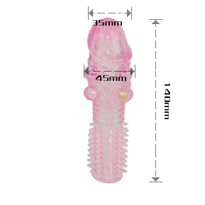 Рельефная насадка с бусинами