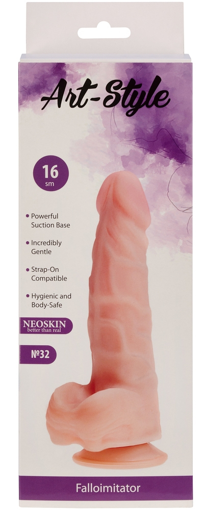 Фаллоимитатор на присоске ART-Style №32