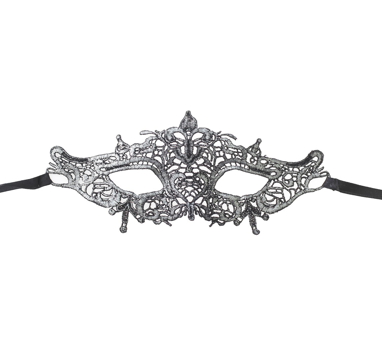 Карнавальная маска «Восторг», ажур, цвет серебряный
