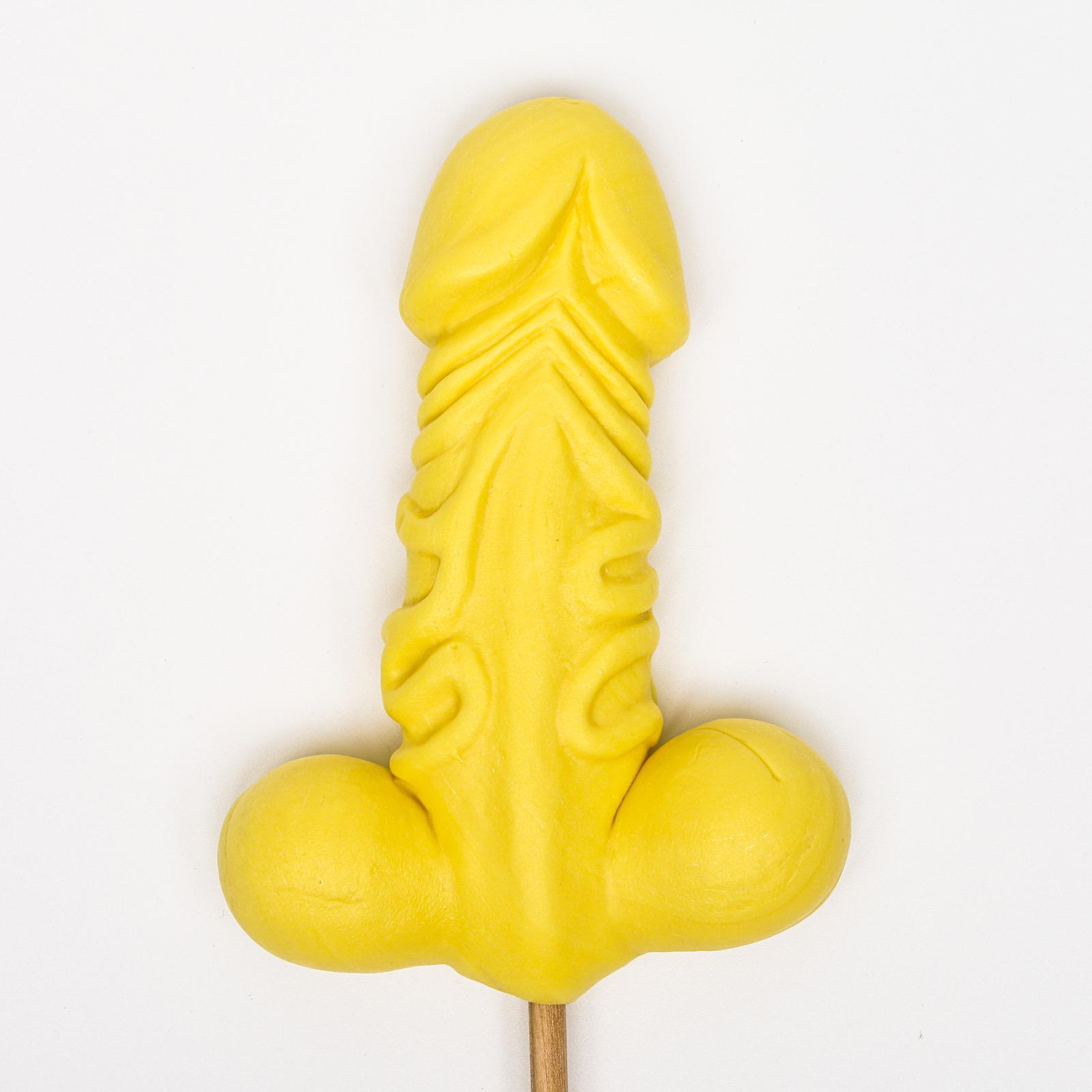 Карамель на палочке «Влечение», жёлтый, 140 г