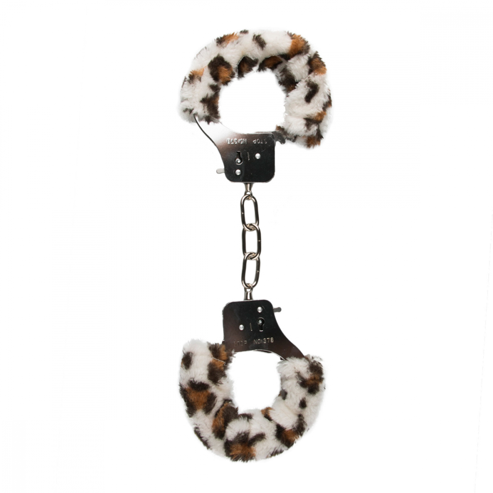 Наручники с Мехом Easytoys Furry Handcuffs Leopard