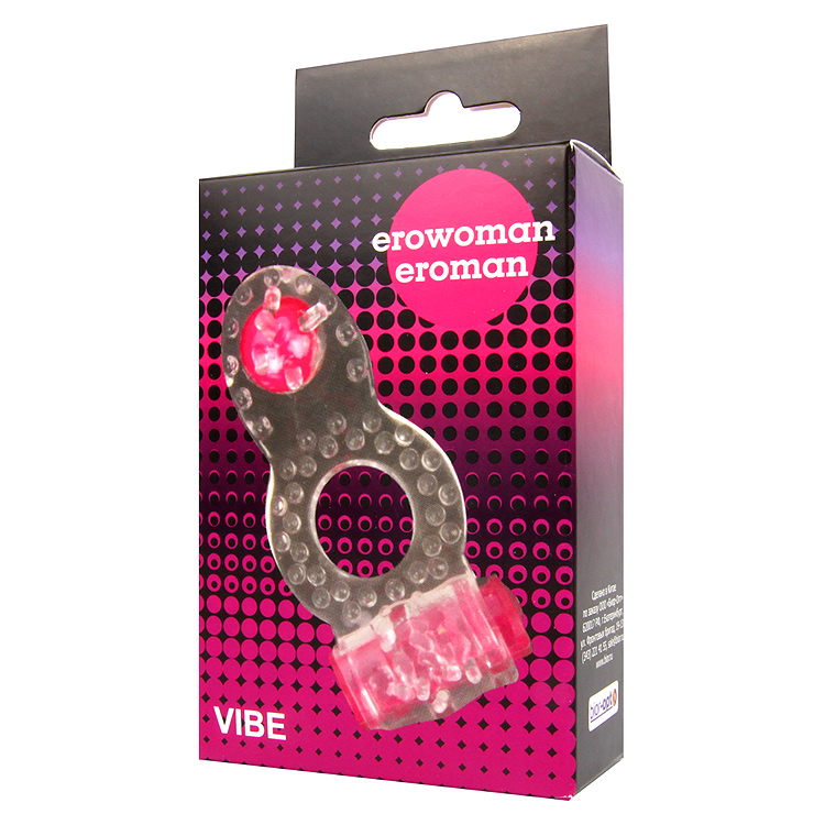 Эрекционное кольцо с вибрацией D 18 мм