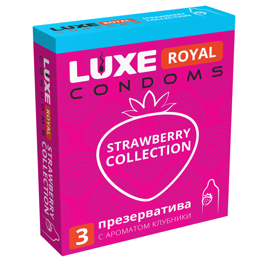 Презервативы LUXE ROYAL Strawberry Collection (3 шт.)