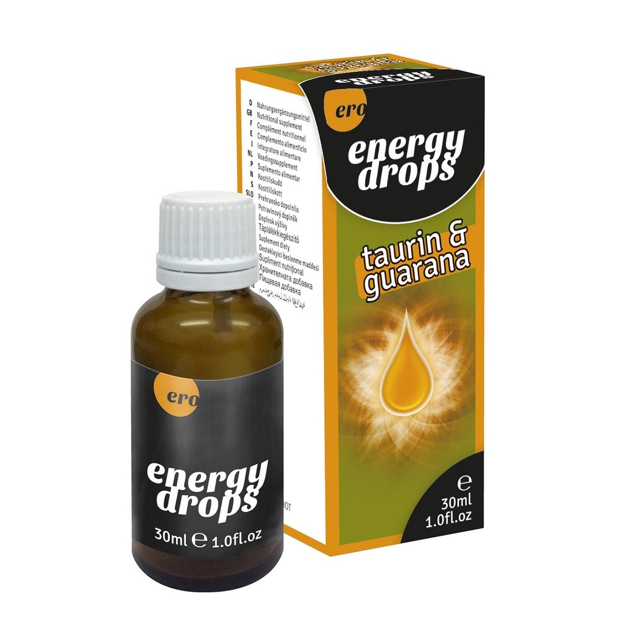 Капли обоюдные Energy Drops Guarana, 30 мл