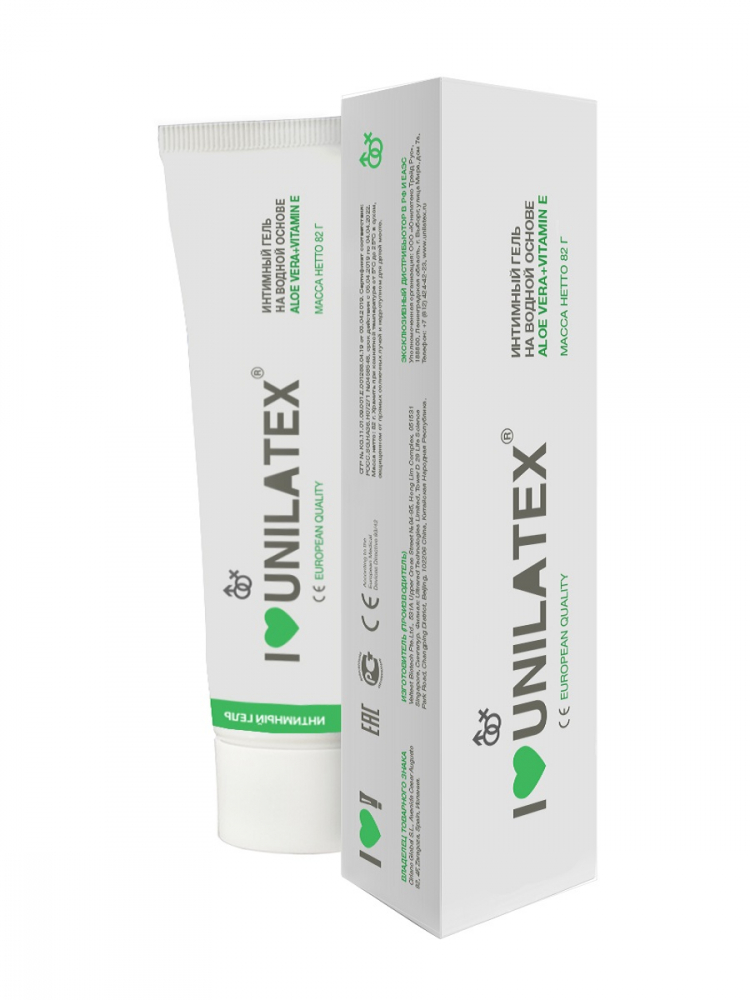 Лубрикант Unilatex Gel Алое вера+Е 82 гр