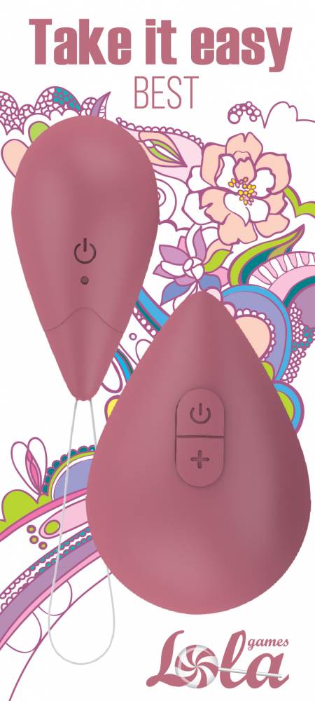 Виброяйцо с пультом управления Take it Easy Best Pink