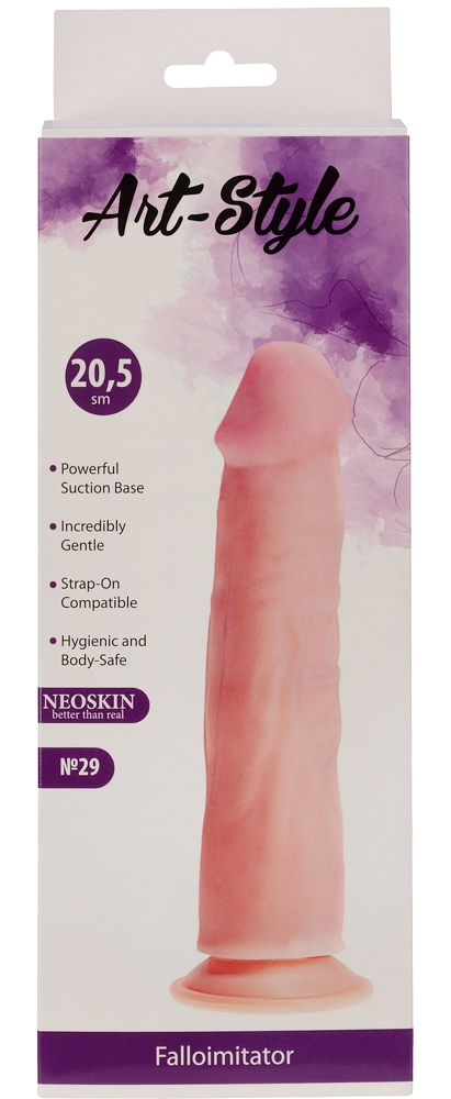 Фаллоимитатор на присоске ART-Style №29