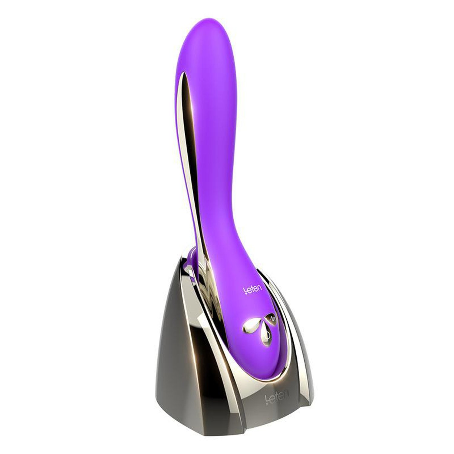 Вибромассажер с подогревом Leten "Alisa", Purple