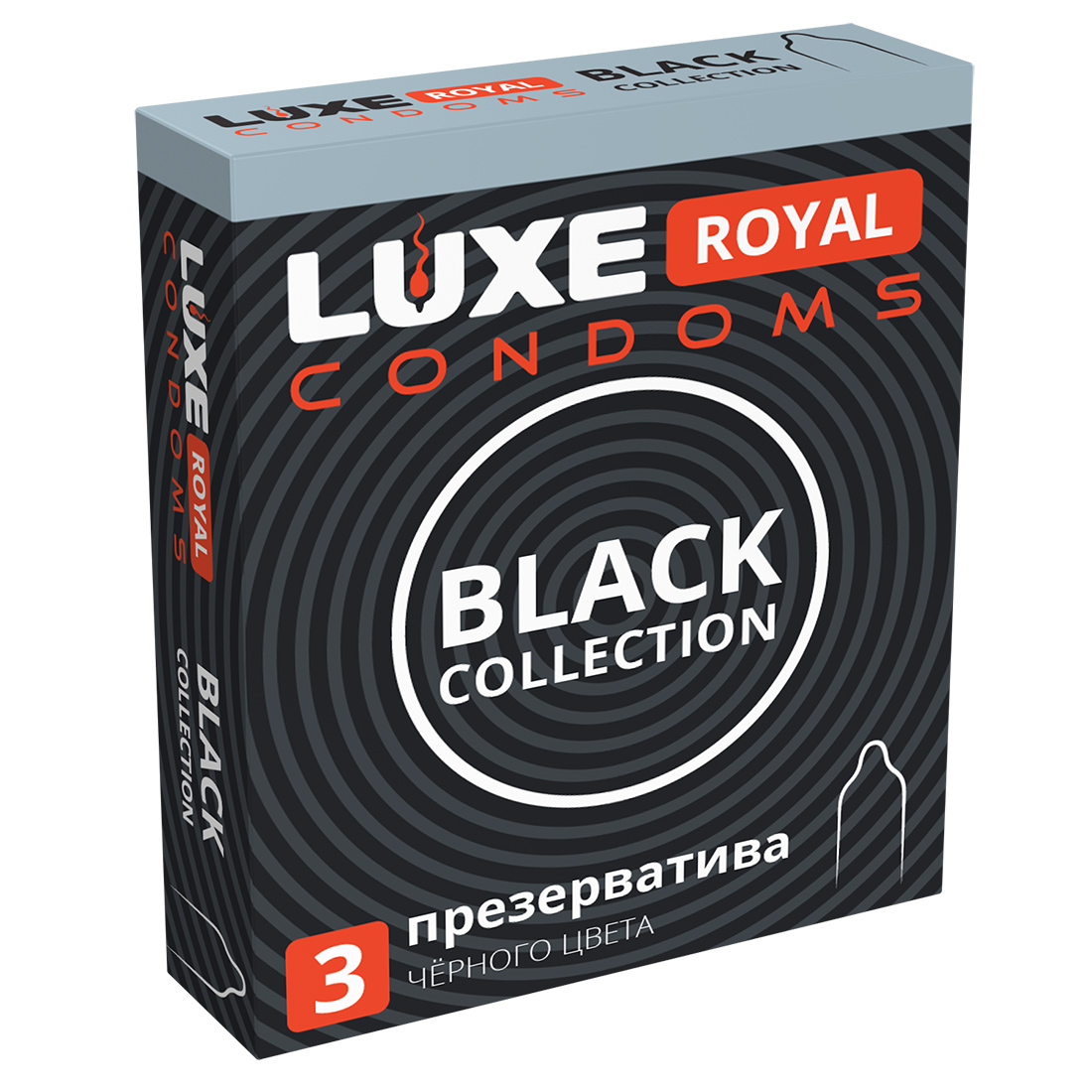 Презервативы LUXE ROYAL Black Collection (3 шт.)