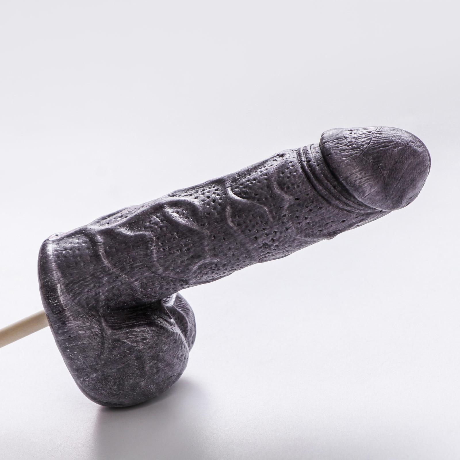 Карамель на палочке «Мега Мистер» чёрный, 140 г