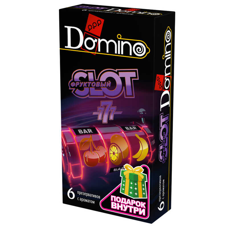Презервативы DOMINO Premium Фруктовый SLOT (6 шт)