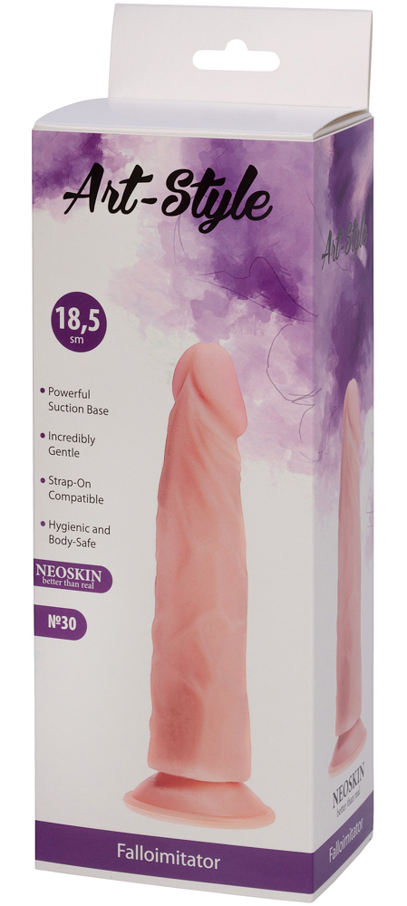 Фаллоимитатор на присоске ART-Style №30