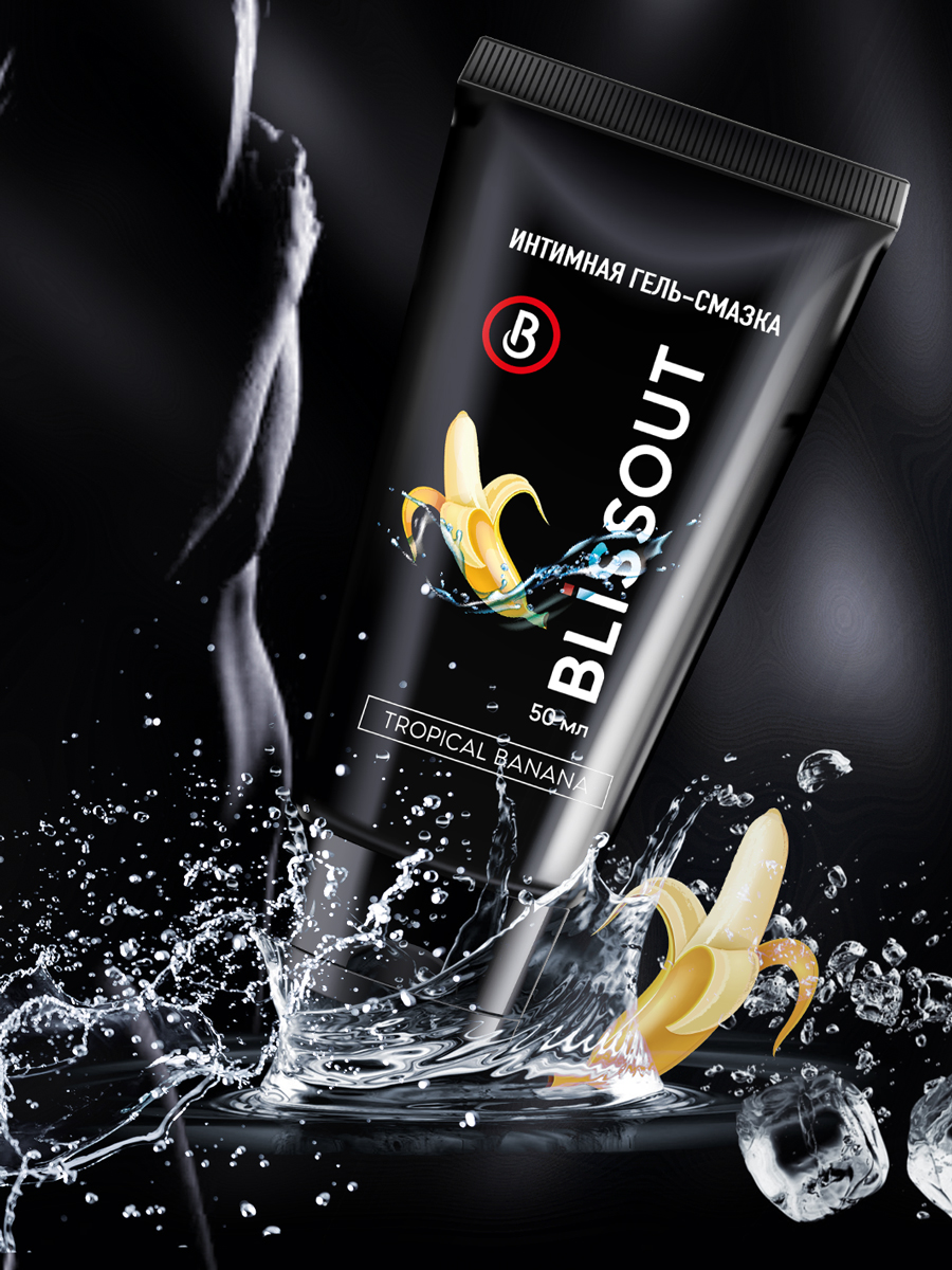 Интимная гель-смазка BLISSOUT "Тропический банан", 50 мл