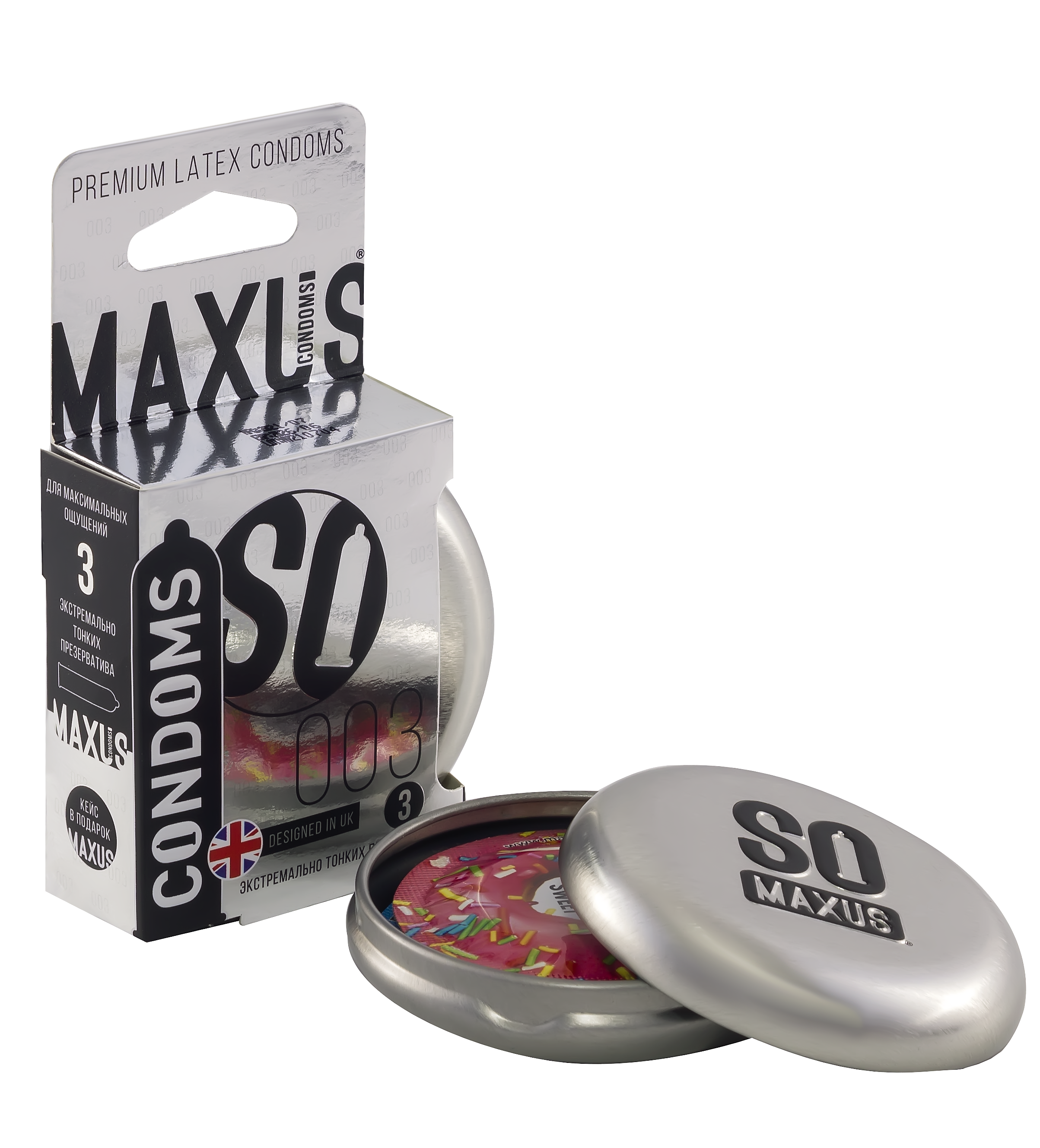 Презервативы экстремально тонкие MAXUS 003 3 шт